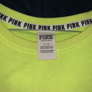 REFLECTIVE PINK VS sweater.